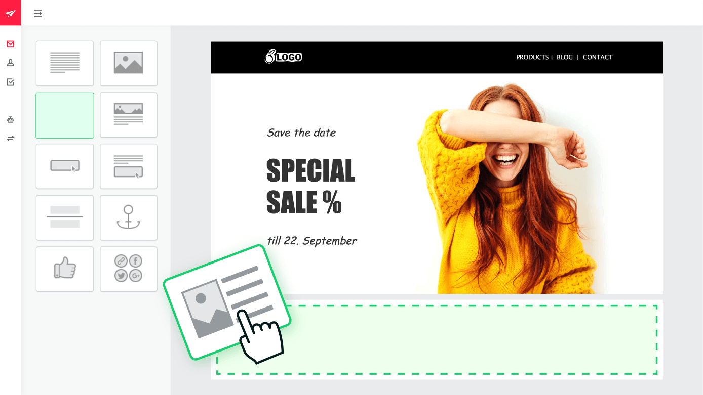 Preview of the rapidmail newsletter software